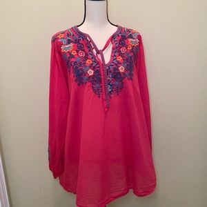 Johnny Was Gisela Button Down Blouse